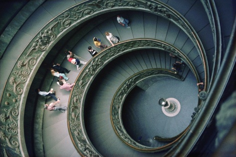 Double Spiral Staircase Inside Vatican Museums